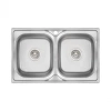 Кухонна мийка Lidz 79*48 Micro Decor 0,8 мм